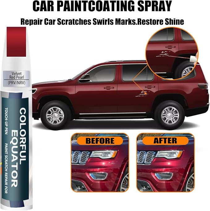 PRV/NRV Delmonico Red Velvet Red Pearl Touch Up Paint - Image 3