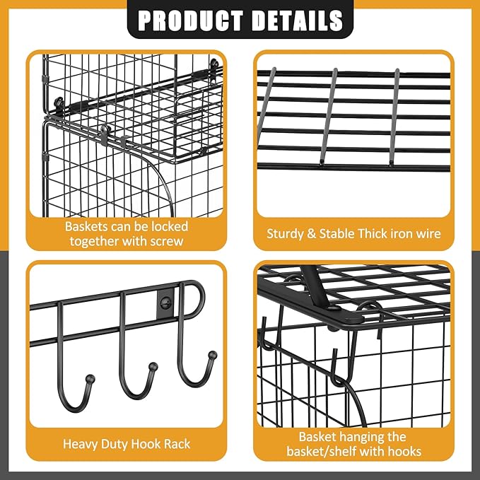 2 Pack Garage Shelves Wall Mounted - Image 6