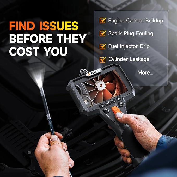 FOXWELL Y400 2-Way Articulating Borescope Camera - Image 2