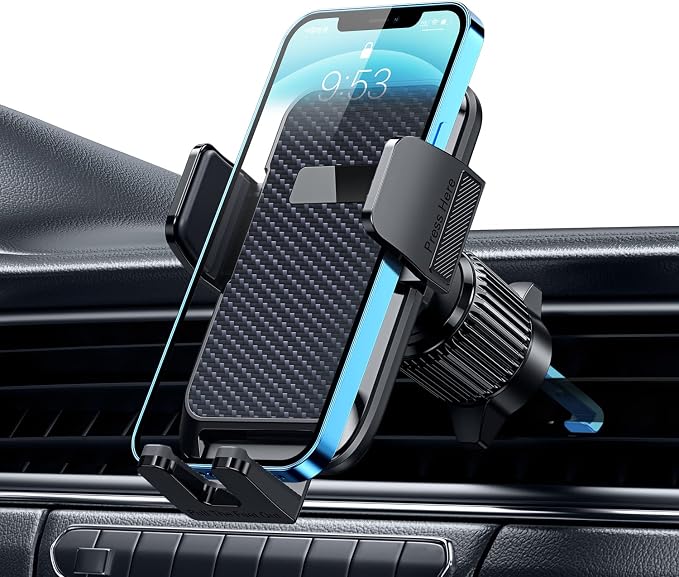 Qifutan Car Phone Holder with Anti-Slip Rubber, 360 Rotating Ball Joint - Image 7