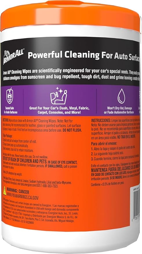Armor All Car Cleaning Wipes, Wipes - Image 2