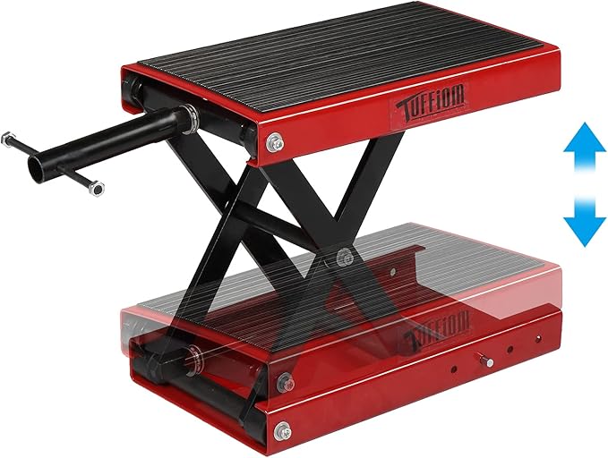 TUFFIOM 1100LBS Motorcycle Scissor Lift Jack，Height Adjustable - Image 2