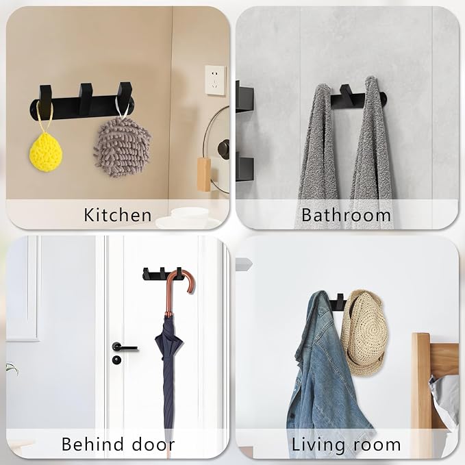 NINETREX Coat Rack Wall Mounted, and Hallway - Image 5