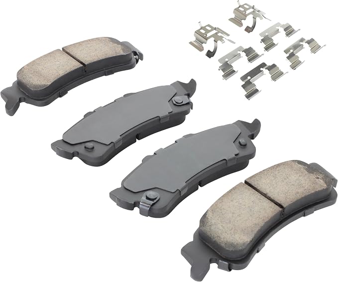 Premium Ceramic Rear Brake Pads Compatible - Image 2