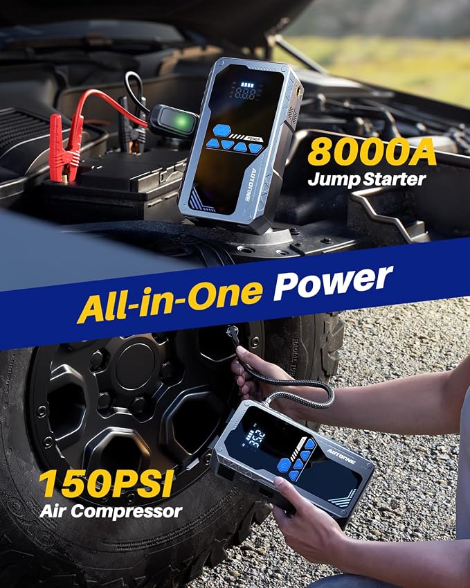 AUTOONE 8000A Jump Starter - Image 2