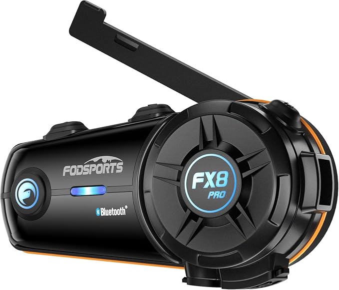 Fodsports FX8 Pro Motorcycle Communication Systems by FODSPORTS
