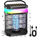 Solar Bug Zapper Outdoor 4000V Mosquito Zapper Solar 2IN1 Bug Repellent Outdoor by Unknown