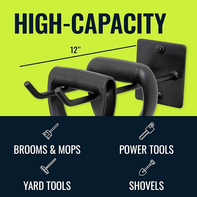 StoreYourBoard Garage Garden Tool Wall Mount Hook, Garage Organization and - Image 3