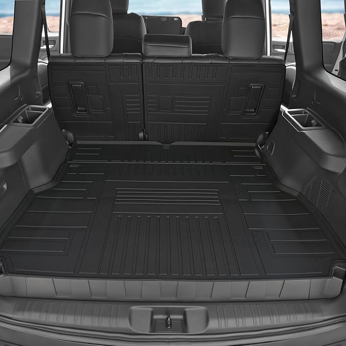 Floor Mats Set for 2024 2025 Toyota Land Cruiser Prado 5 Seats, Full Coverage - Image 6