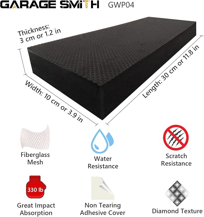 Garage Smith GWP04 Garage Wall Protector Car Door Protectors, Designed in - Image 3