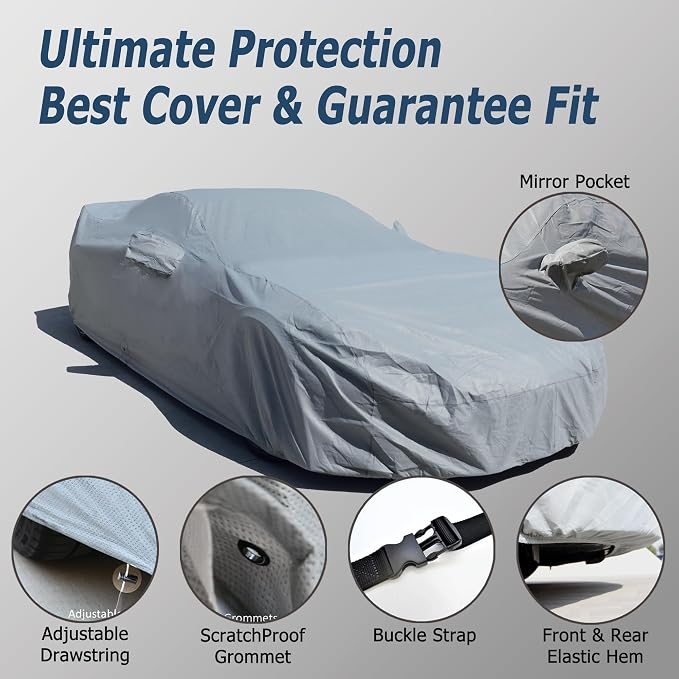 All Weather Waterproof car Cover Good - Image 3