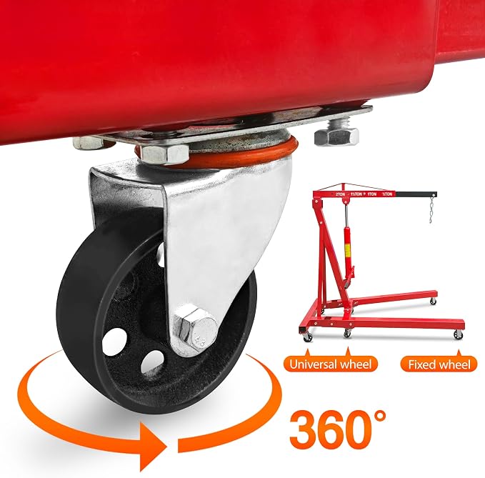 2 Ton Folding Hydraulic Engine Hoist - Image 3