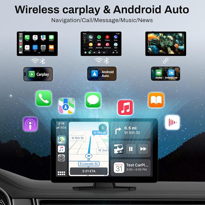 Wireless Carplay Screen for Car - Image 7