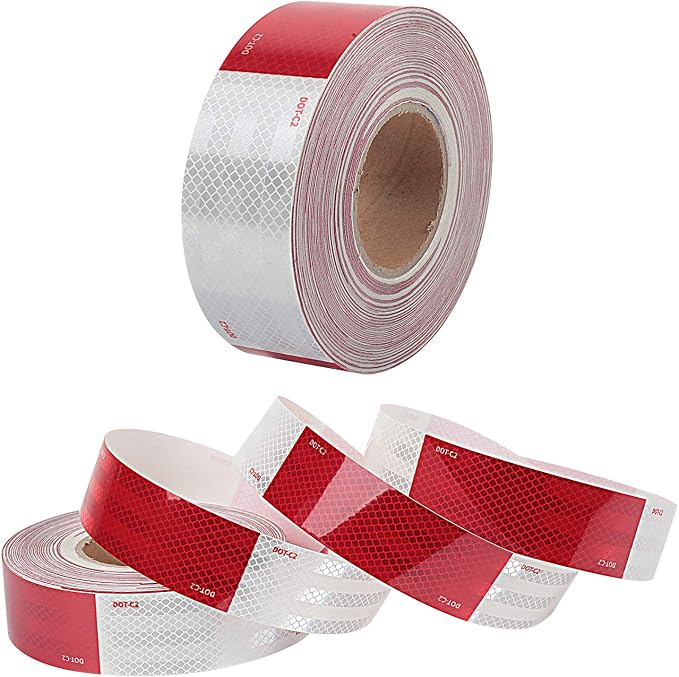 Waterproof Reflective Safety Tape Roll 2"X150' Feet Long Yellow Black DOT C2 - Image 8