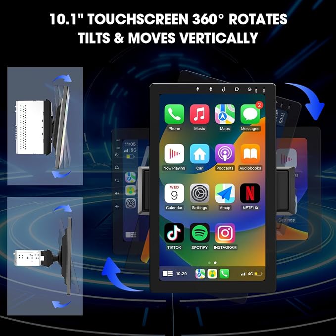 10.1 Inch Rotatable Carplay Screen - Image 5