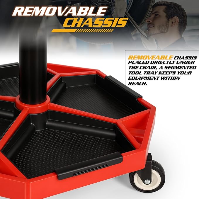 Magshion Adjustable Mechanics Stool - Image 6