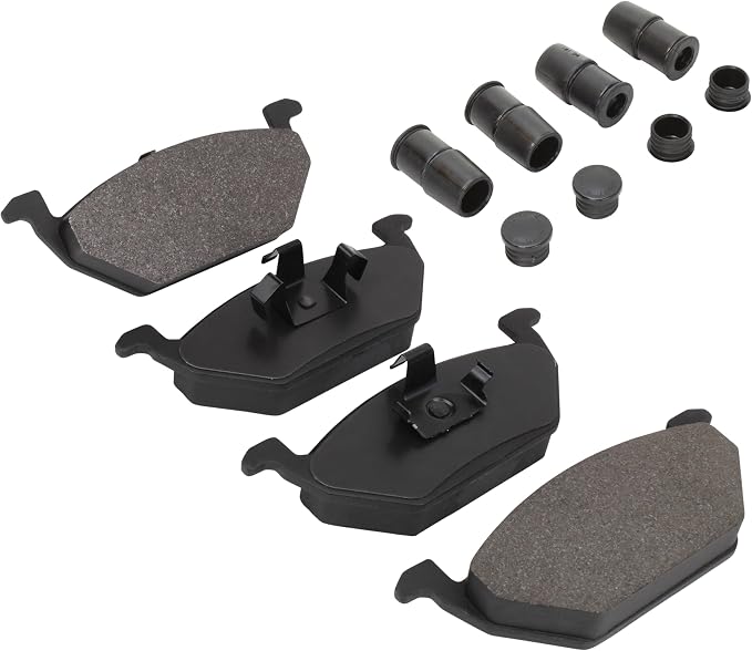 Premium Semi-Metallic Front Brake Pads Compatible - Image 2