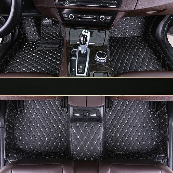 Custom Artificial Leather Waterproof All-Weather Car Floor Mats Fit by SLFCWA