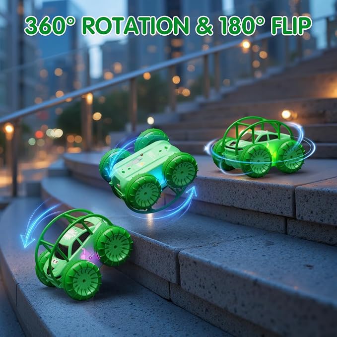 Remote Control Car, Fast Direct Charging RC Cars Amphibious Rechargeable Stunt - Image 3