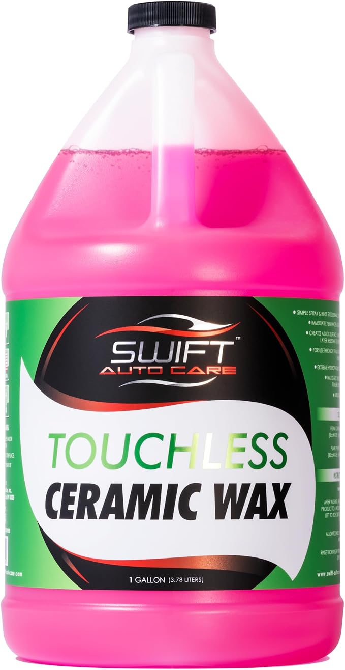 Swift Touchless Ceramic Foamable Wax – Spray On/Rinse Off by Swift+Auto+Care