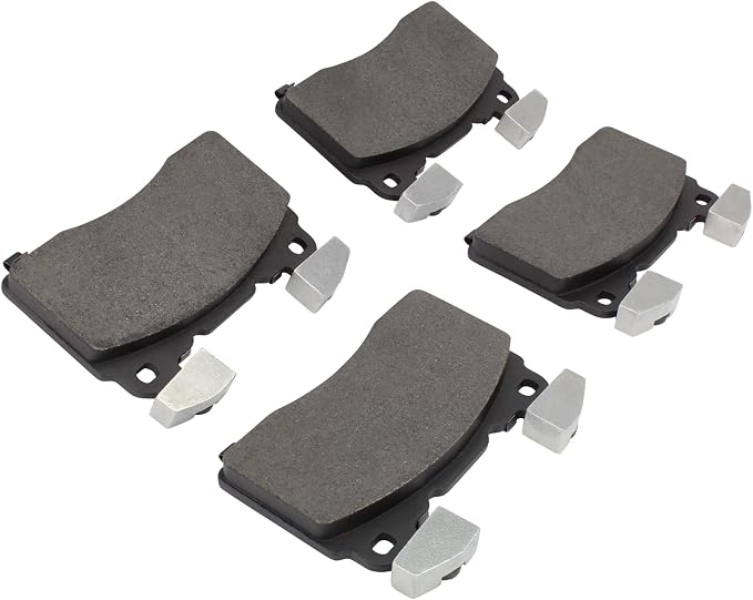 Premium Semi-Metallic Front Brake Pads Compatible - Image 2