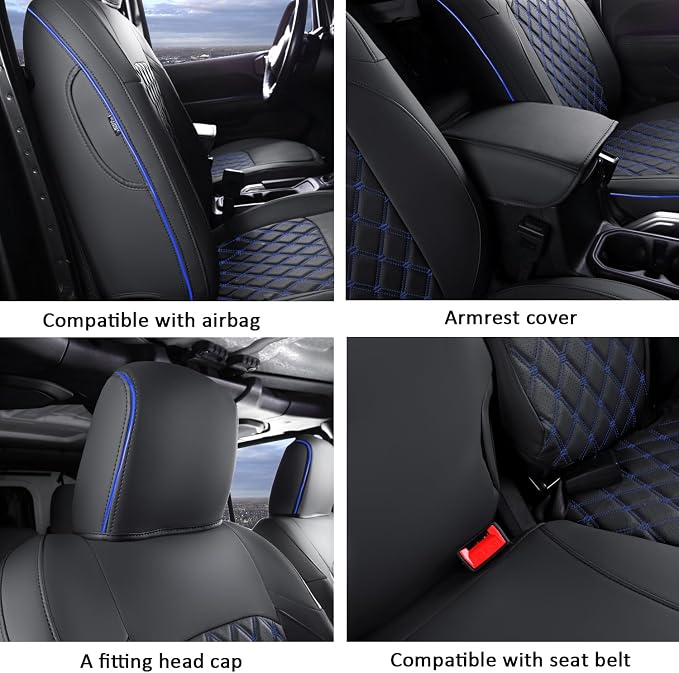 GIANT PANDA Fit Full Set Car Seat Covers - Image 5
