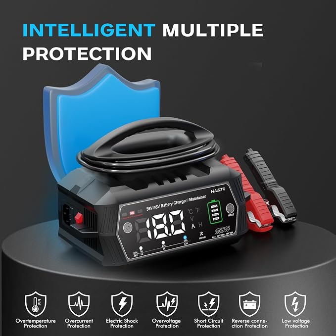 Golf Cart BatteryCharger 36V 18A and 48V 13A Trickle BatteryCharger, 36 Volt - Image 5