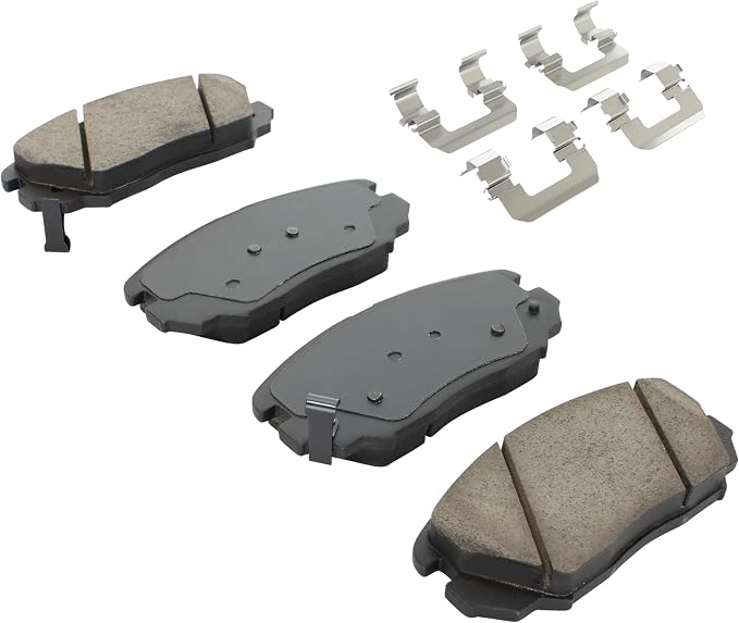 Premium Ceramic Front Brake Pads Compatible - Image 2