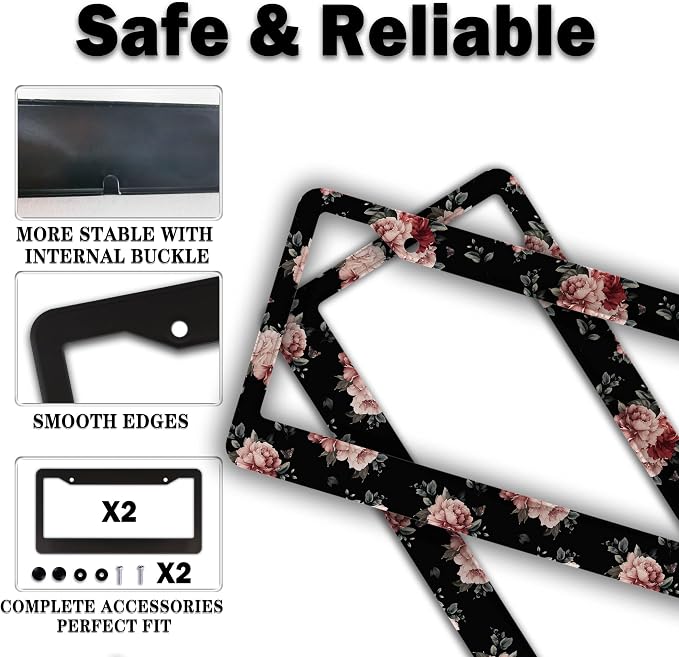 Fun License Plate Frame Protector License Plate Frames - Image 4