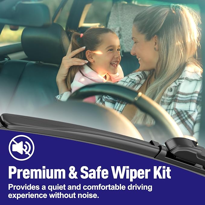 AJK Wiper Blades for Ford Edge 2007 2008 2009 2010 2011 2012 2013 2014 - Image 3