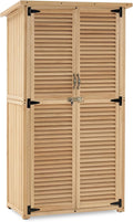MCombo Outdoor Storage Cabinet, Wooden Storage Shed by MCombo