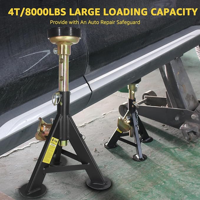 BESTOOL Heavy Duty Jack Stands, Easy Switching -4 Ton, 000 lbs Capacity - Image 5