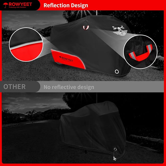 Motorcycle Cover Waterproof Outdoor Storage - Image 3