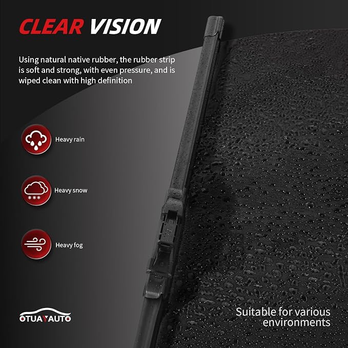 OTUAYAUTO Premium Windshield Wiper Blades - Image 5