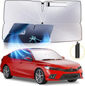 Windshield Sun Shade Umbrella: for Honda Civic 2022 2023 2024 2025 by HIMUMOY