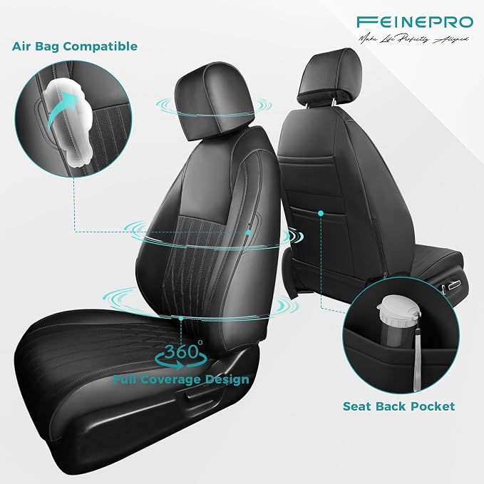 Seat Covers for Honda Civic Sedan EX-L, Sport 2016 2017 2018 2019 2020 2021 - Image 3
