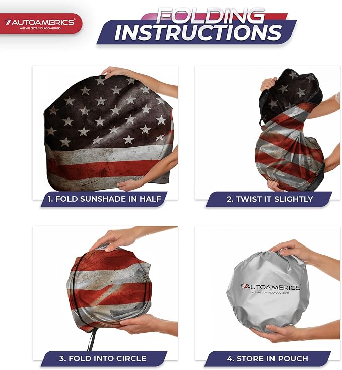 Autoamerics Truck Windshield Sun Shade - Image 8