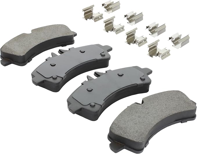 Premium Semi-Metallic Rear Brake Pads Compatible - Image 2