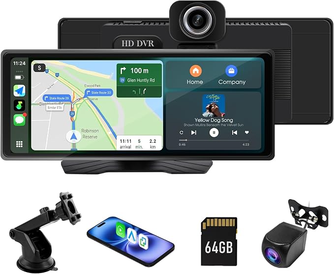 9.26" Wireless CarPlay & Android Auto Screen by Haudio