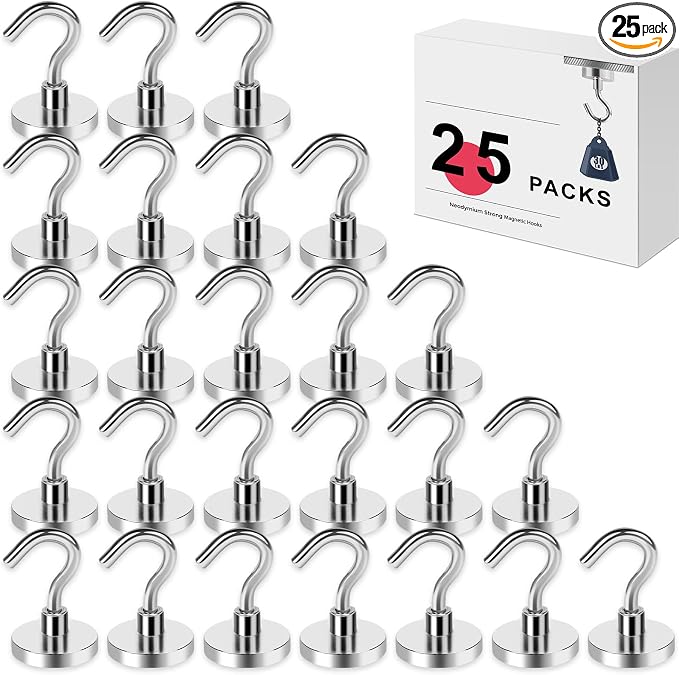 LOVIMAG Magnetic Hooks for Cruise Cabins, 40lbs Magnetic Hooks for Classroom by LOVIMAG