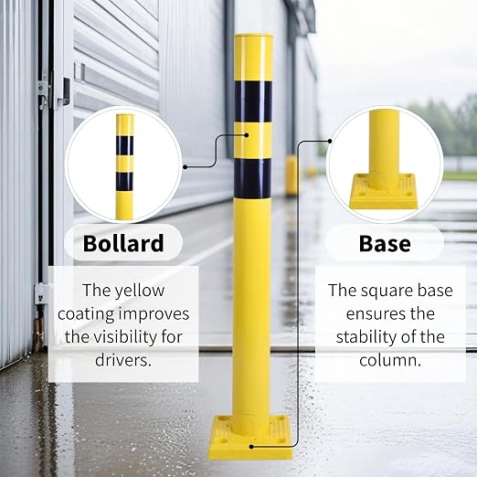 4 Pack 4" Diameter SpringBack Safety Bollard Post - Image 4