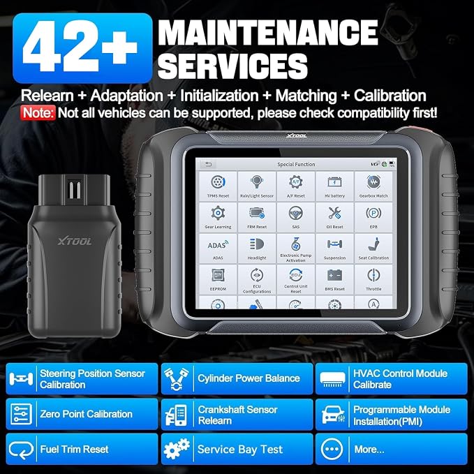 XTOOL D8W Wireless Bidirectional Scan Tool, 2025 OBD2 Scanner - Image 6