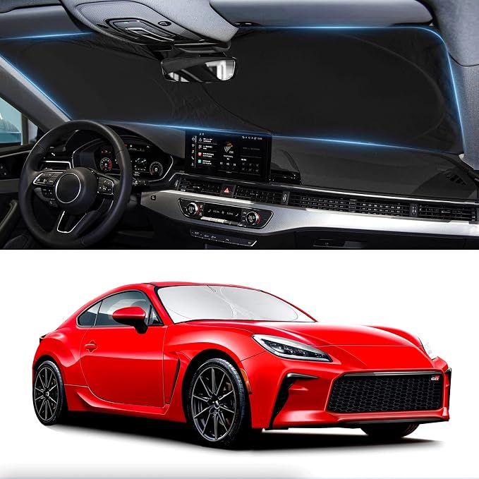Sunshade for Toyota 86/2022-2023 Toyota GR86 Accessories Front Window 210T by INSAUTO