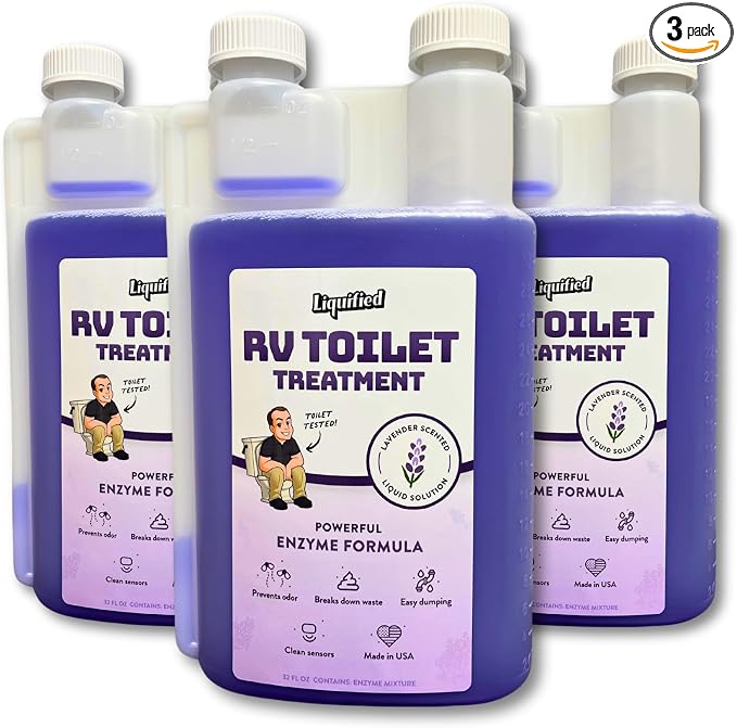 Liquified RV Toilet Treatment Bundle- Black Holding Tank Digester by LiquifiedRVToiletTreatment