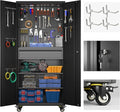 71" Metal Garage Storage Cabinet by SUXXANFurniture