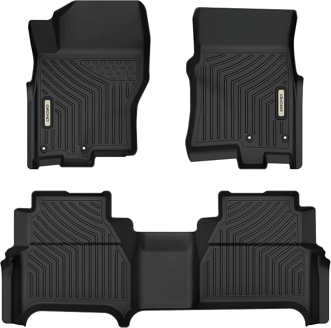 OEDRO Floor Mats 2 Row Liner Set Compatible - Image 9