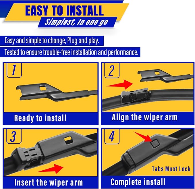 3 wipers Replacement for 2013-2021 2022 2023 Chevrolet Chevy trax/2013-2021 - Image 8