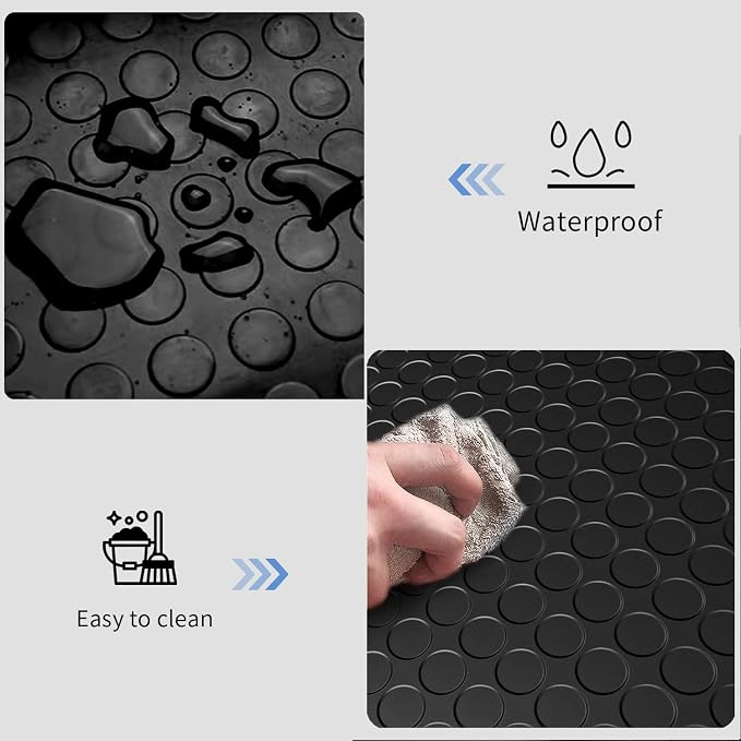 Premium Garage Floor Mat, Commercial Grade Heavy Duty Parking Mat - Image 6