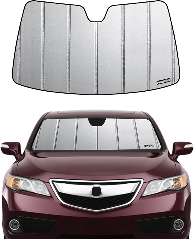 Windshield Sun Shade for Acura RDX 2013-2018, Front Window Sunshade, 6 Layers by Pigenius