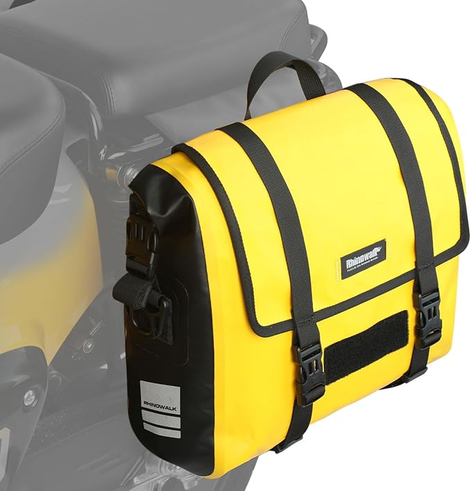 HUNTVP Motorcycle Saddlebags 15L Saddle Bags Motorcycles Single Side Pannier by Huntvp
